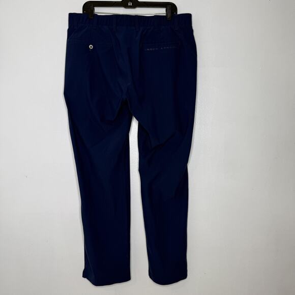 Under Armour Pants Mens 38x32 Blue Stretch Golf Tapered Performance Lightweight - Picture 5 of 5